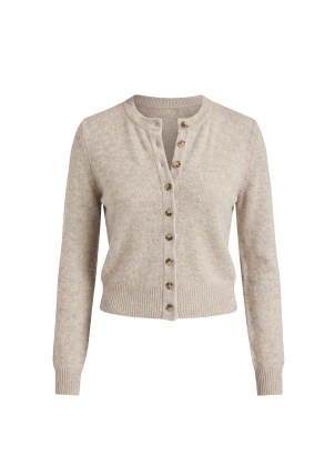Beige cardigan.