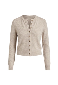 Beige cardigan.