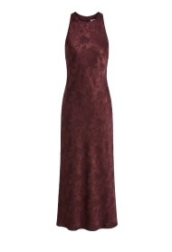 Minirobe brune à imprimé léopard.